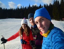 Běžkařské selfie