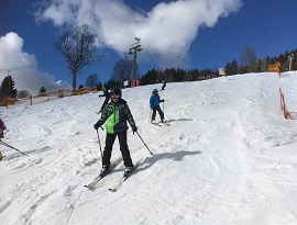 Lyžaři v akci