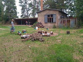 Příprava ohniště